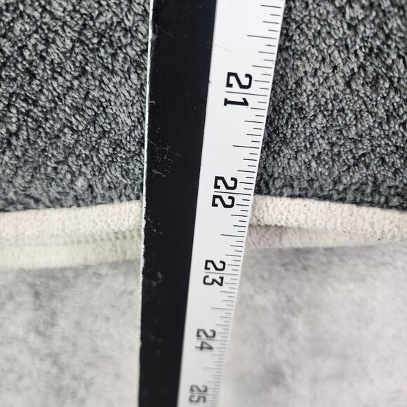 Womens Gray Patagonia Polartec Fleece Pullover Jacket 1/4 Snap Button Size S - Picture 11 of 11